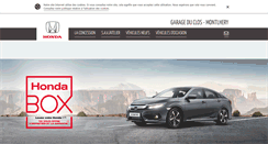 Desktop Screenshot of honda-montlhery.com